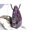 Sugilith XXXL Schmuckstein Cabochon gebohrt - Rarität - Sonderqualität - ca. 5,8 cm x 3,1 cm x 1,2 cm