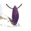 Sugilith XXL Schmuckstein / Scheibenstein gebohrt - Rarität - AA-Sonderqualität - Handarbeit - ca. 4,5 cm x 1,6 cm x 0,8 cm