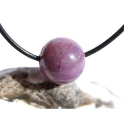 Sugilith mit Richterit Kugel gebohrt - Rarit�t -...