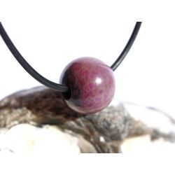 Sugilith Kugel gebohrt - Rarit�t - Sonderqualit�t - ca.15 mm