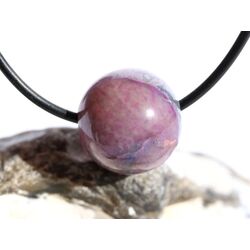 Sugilith mit Richterit Kugel gebohrt - Rarit�t - Sonderqualit�t - ca.17 mm