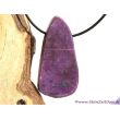 Sugilith XXXL Schmuckstein / Rohsteinoptik gebohrt - Rarität - AA-Sonderqualität - Handarbeit - Unikat - ca. 5,9 cm x 3 cm x 1,4 cm