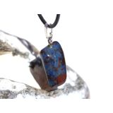 Richterit Trommelstein Anhänger Silberöse - Rarität - Sonderqualität - ca. 3,2 cm x 1,6 cm x 1,3 cm