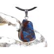 Richterit Trommelstein Anhänger Silberöse - Rarität - Sonderqualität - ca. 3,2 cm x 1,6 cm x 1,3 cm