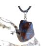 Richterit Trommelstein Anhänger Silberöse - Rarität - Sonderqualität - ca. 3,2 cm x 1,6 cm x 1,3 cm