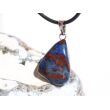 Richterit Trommelstein Anhänger Silberöse - Rarität - Sonderqualität - ca. 3,2 cm x 1,6 cm x 1,3 cm