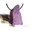 Sugilith XL Rohsteinform angetr. (Trommelstein) gebohrt - Rarität - AA-Sonderqualität - ca. 3,8 cm x 2,7 cm x 1,3 cm