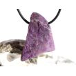 Sugilith XL Rohsteinform angetr. (Trommelstein) gebohrt - Rarität - AA-Sonderqualität - ca. 3,8 cm x 2,7 cm x 1,3 cm