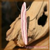 Rhodochrosit XXXL Schmuckstein / Scheibenstein gebohrt -...