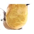 Rutilquarz gold XXL Trommelstein / Schmuckstein gebohrt - AA-Sonderqualität - ca. 4,1 cm x 2,6 cm x 1,6 cm
