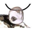 Rauchquarz hell "Regenbogenkristall" Trommelstein gebohrt - Sonderqualität - ca. 2,8 cm x 2,4 cm x 1,3 cm