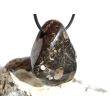 Turitella-Jaspis XXL Trommelstein gebohrt - Sonderqualität - ca. 4,2 cm x 3,4 cm x 1,8 cm (ES)