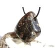 Turitella-Jaspis XXL Trommelstein gebohrt - Sonderqualität - ca. 4,2 cm x 3,4 cm x 1,8 cm (ES)