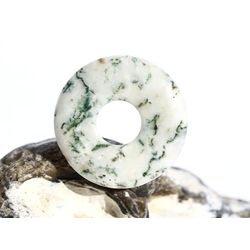 Baumachat Donut Edelstein 30 mm (5 mm stark)