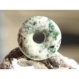 Baumachat Donut Edelstein 30 mm (5 mm stark)