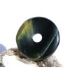 Tigerauge mit Falkenauge Donut Edelstein 30 mm (4,5 mm stark) - Sonderqualität -