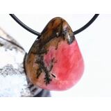 Rhodonit Trommelstein gebohrt - AA-Sonderqualitt - ca....