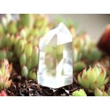 Bergkristall Kristallstab / Raumaufsteller - AA-Sonderqualität - Rarität - ca. 3,5 cm x 2,9 cm x 2 cm