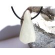 Steatit (Talk / Speckstein) XXL Schmuckstein / Scheibenstein gebohrt - Sonderqualität - Handarbeit - ca. 4 cm x 2 cm x 0,7 cm