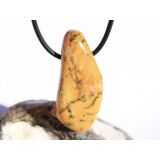 Opalith XXL Trommelstein / Schmuckstein gebohrt - AA-Sonderqualität - ca. 4,1 cm x 1,8 cm x 1,7 cm