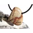 Landschaftsjaspis Trommelstein gebohrt - Sonderqualität - ca. 2,8 cm x 2,2 cm x 1,2 cm (GKS)