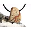 Landschaftsjaspis Trommelstein gebohrt - Sonderqualität - ca. 2,8 cm x 2,2 cm x 1,2 cm (GKS)