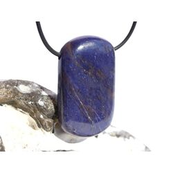 Dumortierit XXL Schmuckstein / Scheibenstein gebohrt - ca. 4,1 cm x 2,5 cm x 1,1 cm