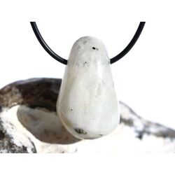 Regenbogenmondstein Schimmer XL Trommelstein gebohrt...