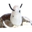 Regenbogenmondstein "Schimmer" Trommelstein gebohrt (Labradorit weiß) - Sonderqualität - ca. 3,3 cm x 2 cm x 1,7 cm