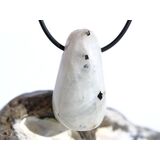 Regenbogenmondstein Schimmer XL Trommelstein gebohrt...