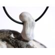 Schlangenhautachat Trommelstein gebohrt - Sonderqualität - ca. 2,6 cm x 1,3 cm x 1,3 cm