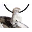 Schlangenhautachat Trommelstein gebohrt - Sonderqualität - ca. 2,4 cm x 1,7 cm x 1,3 cm
