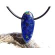 Azurit-Malachit natur Schmuckstein / Scheibenstein gebohrt - Handarbeit - Rarität - Sonderqualität - ca. 2,8 cm x 1,2 cm x 0,6 cm