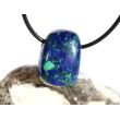Azurit-Malachit (rek.) Schmuckstein / Trommelstein gebohrt - ca. 2,4 cm x 1,8 cm x 1,6 cm