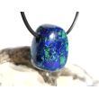 Azurit-Malachit (rek.) Schmuckstein / Trommelstein gebohrt - ca. 2,4 cm x 1,8 cm x 1,6 cm