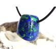 Azurit-Malachit (rek.) Schmuckstein gebohrt - ca. 2,2 cm x 1,8 cm x 1,6 cm