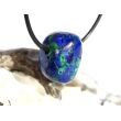 Azurit-Malachit (rek.) Schmuckstein / Trommelstein gebohrt - ca. 2,1 cm x 1,6 cm x 1,6 cm