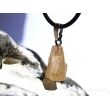 Topas Imperial (Goldtopas) Kristall natur - Anhänger Silberöse Schmuckdose - Rarität - Sonderqualität - ca. 2,5 cm x 0,8 cm x 0,7 cm