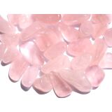 Rosenquarz Trommelsteine mini (S) - Sonderqualität -...