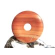 Jaspis gebändert "Malachit rot" Donut 45 mm (5 mm stark) - Sonderqualität -