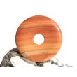 Jaspis gebändert "Malachit rot" Donut 45 mm (5 mm stark) - Sonderqualität -