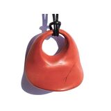 Jaspis rot XXL Schmuckstein gebohrt mit Lederband -...