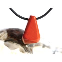 Jaspis rot Schmuckstein gebohrt - Sonderqualität - ca. 2,2 cm x 1,3 cm x 1,6 cm