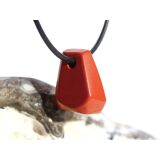 Jaspis rot Schmuckstein gebohrt - Sonderqualität - ca. 2,2 cm x 1,3 cm x 1,6 cm