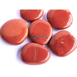 Jaspis rot Scheibensteine - Sonderqualität - ca. 2,8 - 3,7 cm / ca. 16-23 g/St
