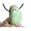Chrysopras XL Trommelstein gebohrt - ca. 3,6 cm x 2,6 cm x 1,5 cm