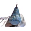 Lapislazuli / Fleck-Lapis XL Schmuckstein gebohrt - ca. 3,7 cm x 2,6 cm x 1,8 cm - inkl. Band -