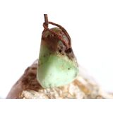 Chrysopras Schmuckstein / Trommelstein gebohrt - ca. 2,4...
