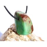Chrysopras Schmuckstein / Trommelstein gebohrt - ca. 2,8...