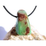 Chrysopras Schmuckstein / Trommelstein gebohrt - ca. 2,8...
